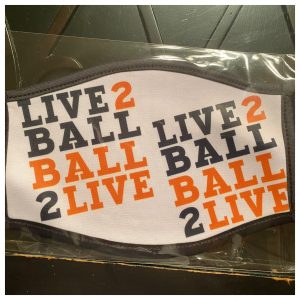 Live 2 Ball Face Mask